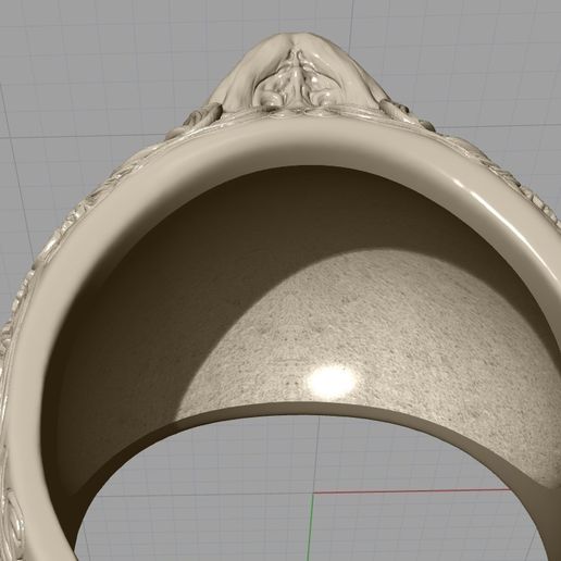 Screenshot_16.jpg Skull ring jewelry skeleton ring 3D print model