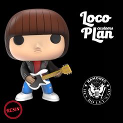 Johnyramonelocoplan1.jpg Файл STL ДЖОННИ РЭМОУН THE RAMONES CUSTOM FUNKO・3D-печатная модель для загрузки