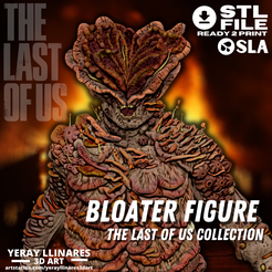 1.png Archivo STL Bloater Figure from The Last Of Us・Objeto para impresora 3D para descargar