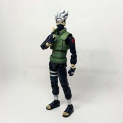 010.jpg 3D file Kakashi action figure (from the anime Naruto)・3D printable model to download