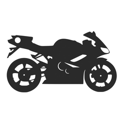 render0001.png Sports Bike Motorcycle Keychain