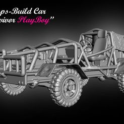 Scrap-Build-Survivor-Playbo.jpg Bitumen/Gaslands Proto Scrapbuild "Survivor Playboy" post-apocalyptic