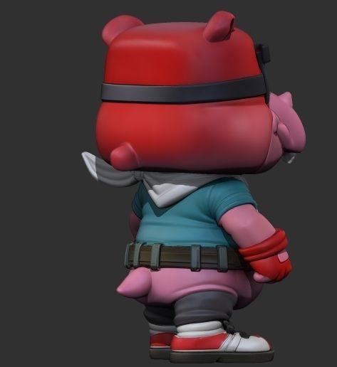 🗿 Sly Cooper - Murray・ STL File for 3D printing・Cults
