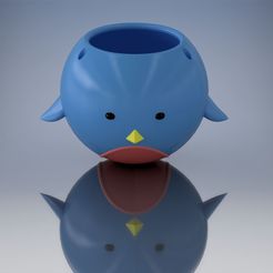 avepot2.jpg Free STL file hanging bird pot・Object to download and to 3D print