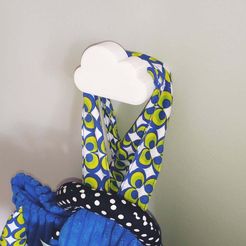 cloud3.jpg Archivo STL gratis Porte manteau nuage + etoile - Cloud + star coat hanger・Modelo para descargar y imprimir en 3D