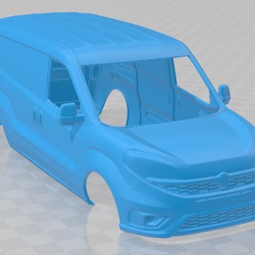 Fiat-Doblo-Maxi-Combi-263-2015-2.jpg 3D file Fiat Doblo Maxi Combi 263 2015 Printable Body Van・3D printing template to download, hora80
