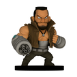 model-12.png Barret Wallace - Final Fantasy 7 figurine chibi