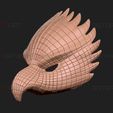 z02.jpg Calamar Juego Máscara - Vip Águila Máscara Cosplay Modelo de impresión 3D