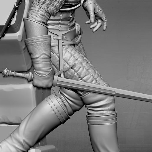 the-witcher-3d-model-stl-010.jpg Geralt Witcher 2 MODELS 1 PRICE