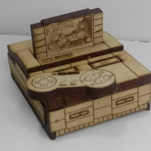 Файл STL Super Nintendo мдф 3 мм 🎨 (DXF и SVG)・Модель для загрузки и ...