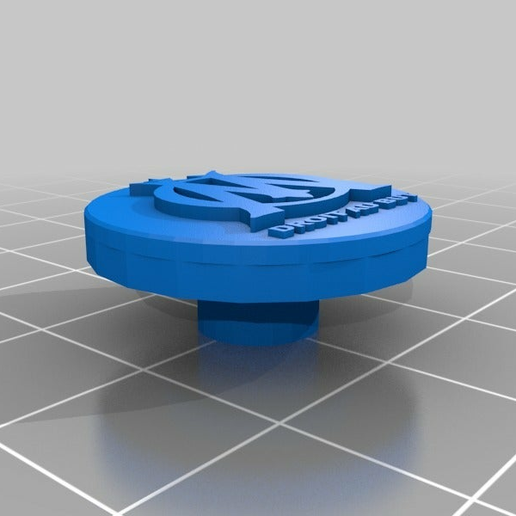 bouton hand spinner om - 3D model önizlemesi