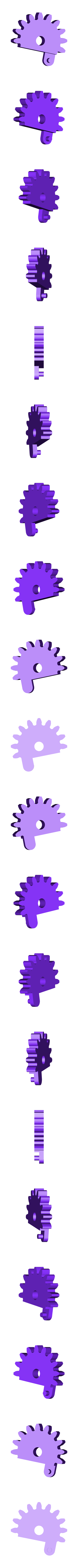 Spur_Gear_L.stl メカニカル・クイック・グラブ/リリース・フォン・スタンド
