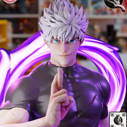 🗿 Satoru Gojo - Jujutsu Kaisen・ 3D File for 3D printing・Cults