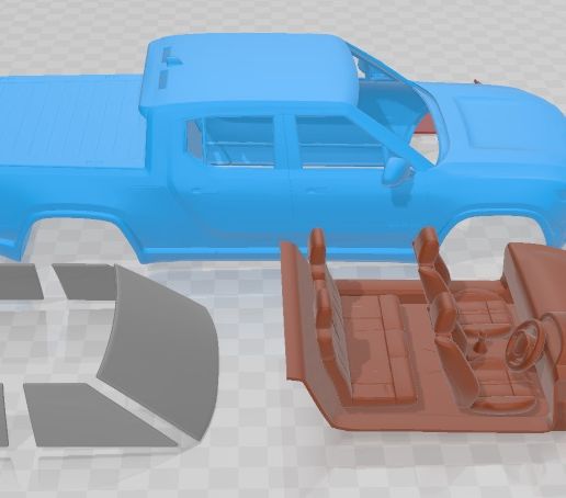 🚗 Rivian R1T UK Spec Launch Edition 2022 Printable Car・ 3D File for 3D ...