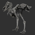 Kelenken-skeleton-matcap-4.png Kelenken guillermoi - terror bird skeleton 3D print model