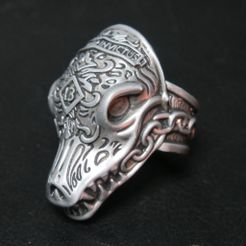 1.JPG Fichier STL Bague Days Gone (en 21 tailles différentes)・Plan pour imprimante 3D à télécharger