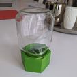 jar1.jpg Upcycle Jar Greenhouse - for bigger prints without support