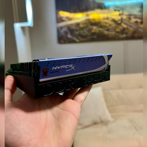 🖥️ desktop computer ram memory stand holder easy printing・ STL File for ...
