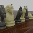 untitled4.jpg Ancient Egypt Chess Pieces 3D Print OBJ 3MF