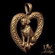 2.jpg Labrador Dog Memorial Pendant