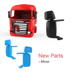 01_large.jpg STL file Scania R730 V8 Cabin - New Part - Mirror・Model to download and 3D print
