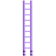 Ladder [01]-CAL-clip access ladder-72mm.stl Snack Tube Tower Platform Accessories