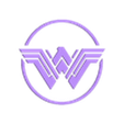 WONDER WOMAN LOGO.stl Justice League Coasters Kit