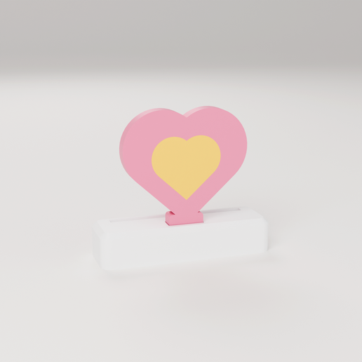 Heart Place Card Holder | Wedding & Engagement Table | No Supports