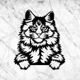 jnkjk.jpg maine cat wall decoration wall mural decoration cat deco wall house pet Pet