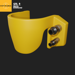 1.png 3D file Boba Fett - Knee Armour - 3D model - STL (digital download)・Design to download and 3D print