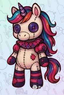 Patchy Unicorn Cookie Cutter