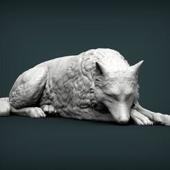 wolf1.jpg wolf 3D print model