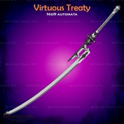 1.jpg Virtuous Treaty Sword From Nier Reincarnationr - Fan Art 3D print model