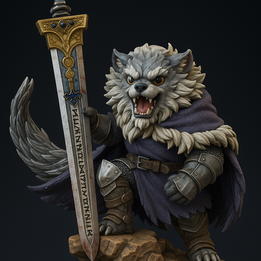 Blaidd Elden Ring 3D Print 3D model