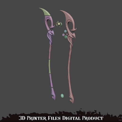 🔫 Lady Loki Cosplay Scepter/Staff Marvel Rivals・ 3D File for 3D ...