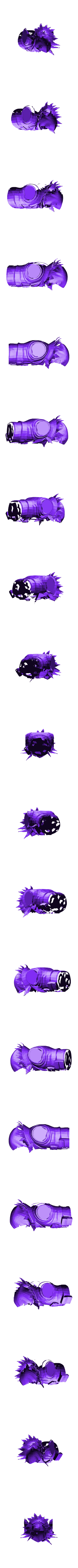 torso y cabeza.stl Cuervo Fortnite Raven