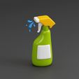 Cleaning-Spray-bottle-03.jpg Bottiglia spray per la pulizia Modello 3d