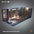 Ly 5 REBEL BASE BUILD © PATREON SMUGGLER’S HALLWAY MODULAR KIT ~ “I Cy Fo a Fe Star War Inspired Smugglers Hallway Modular Kit for 375 Figures 3D print model