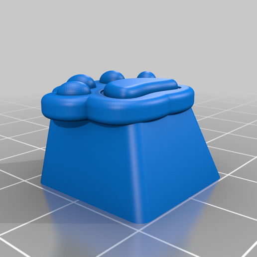 Cat paw keycap 3D model