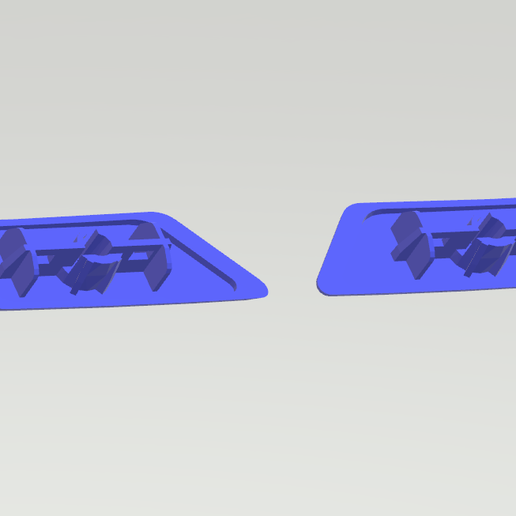 Front bumper washer nozzle covers for Lexus is250 2010