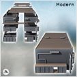 3.jpg Open modern industrial building with multiple floors, flat roof, and side ladders (14) - Modern WW2 WW1 World War Diaroma Wargaming RPG Mini Hobby
