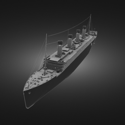 Titanic-render.png Fichier STL Titanic・Design pour imprimante 3D à télécharger