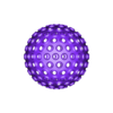 Wireframe Shape Geometric Spikes Ball.STL Wireframe Shape Geometric Spikes Ball