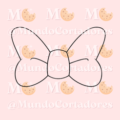1.png CUTTER AND STAMP DEISY - MINNIE MOUSE - CUTTER COOKIES
