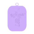 celtic cross ornament.stl Celtic cross ornament keychain, pendant, printable spiritual symbol decoration, spiritual wall art decor, energy tag, fridge magnet