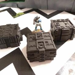 TECHSCAPE - 6mm - Efficient Downtown (FREE Battletech Terrain)