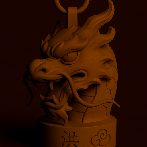 🔑 Key ring 058・Free STL File for 3D printing・Cults