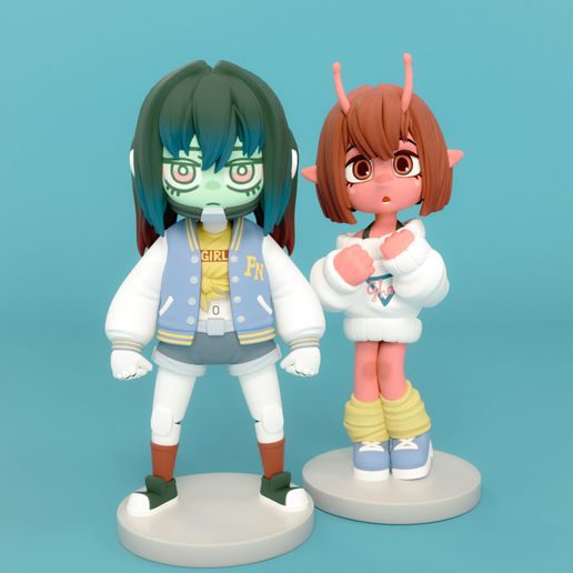 Milky Subway fanart figurines