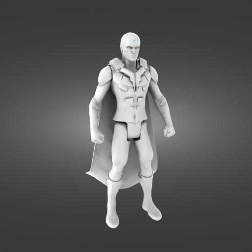 🦸 Vision Articulated Action Figure・ STL File for 3D printing・Cults