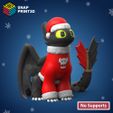 ToothLessChristmas01.jpg CHRISTMAS TOOTHLESS (EASY PRINT NO SUPPORT)